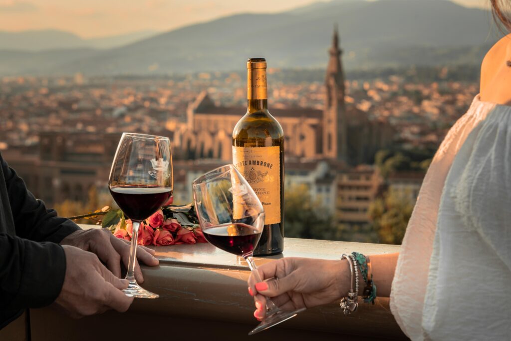 trip for couples in tuscany, italy